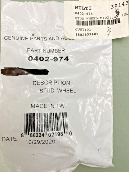 QTY 3 NEW GENUINE ARCTIC CAT 0402-974 STUD - 2004-2024 ATV PROWLER WILDCAT