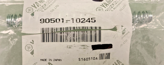 QTY 2 NEW GENUINE YAMAHA 90501-10245 Spring, Compression