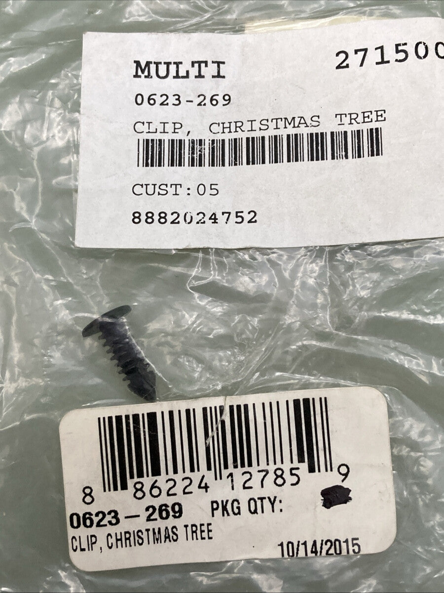 QTY 2 NEW GENUINE ARCTIC CAT 0623-269 CHRISTMAS TREE CLIP