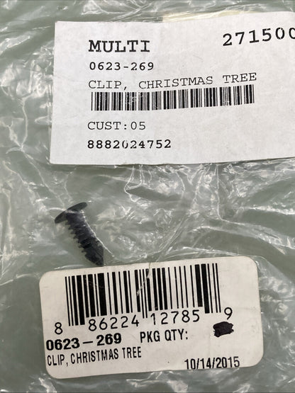 QTY 2 NEW GENUINE ARCTIC CAT 0623-269 CHRISTMAS TREE CLIP