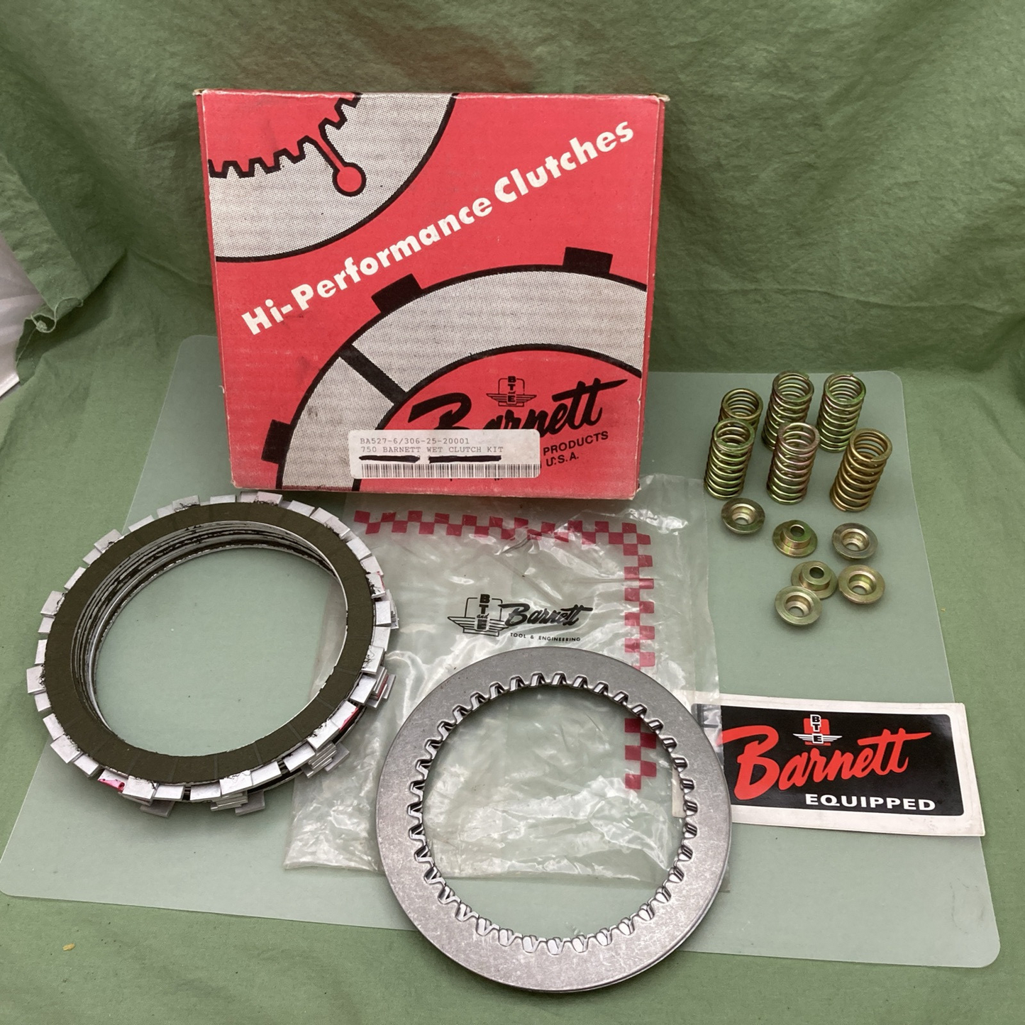 NEW GENUINE BARNETT 527-6 CLUTCH KIT (WET TYPE) W/SPRINGS