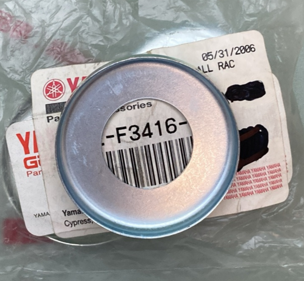 QTY 4 NEW GENUINE YAMAHA 4TE-F3416-00 Cover, Ball Race 2
