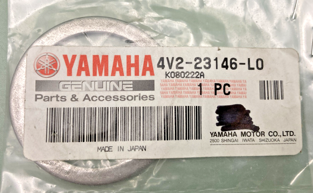 NEW GENUINE YAMAHA 4V2-23146-L0 Washer, Oil Seal