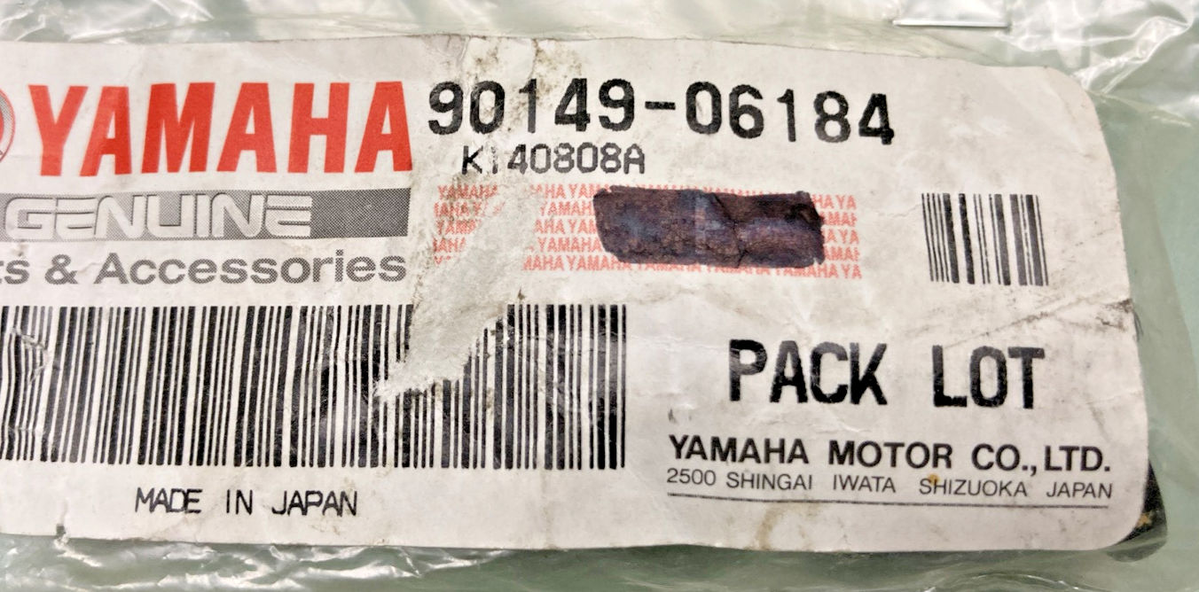 NEW GENUINE YAMAHA 90149-06184 Screw, Binding