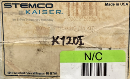 NEW GENUINE STEMCO KAISER K1201 Qwik Kit No Ream (2) King Pin Set