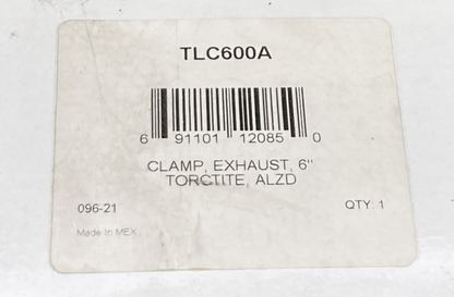 NEW GENUINE POWER PRODUCTS TLC600A CLAMP ALUMINIZED LAP JOINT HOSE 6"