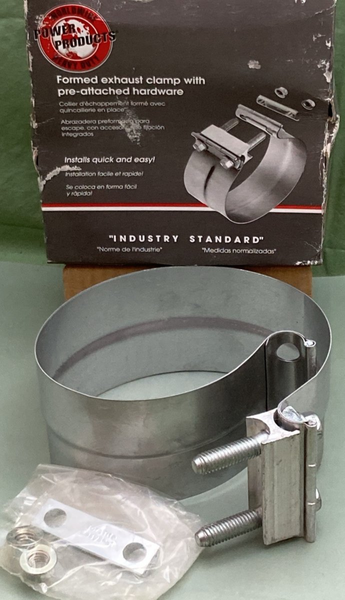 NEW GENUINE POWER PRODUCTS TLC600A CLAMP ALUMINIZED LAP JOINT HOSE 6"