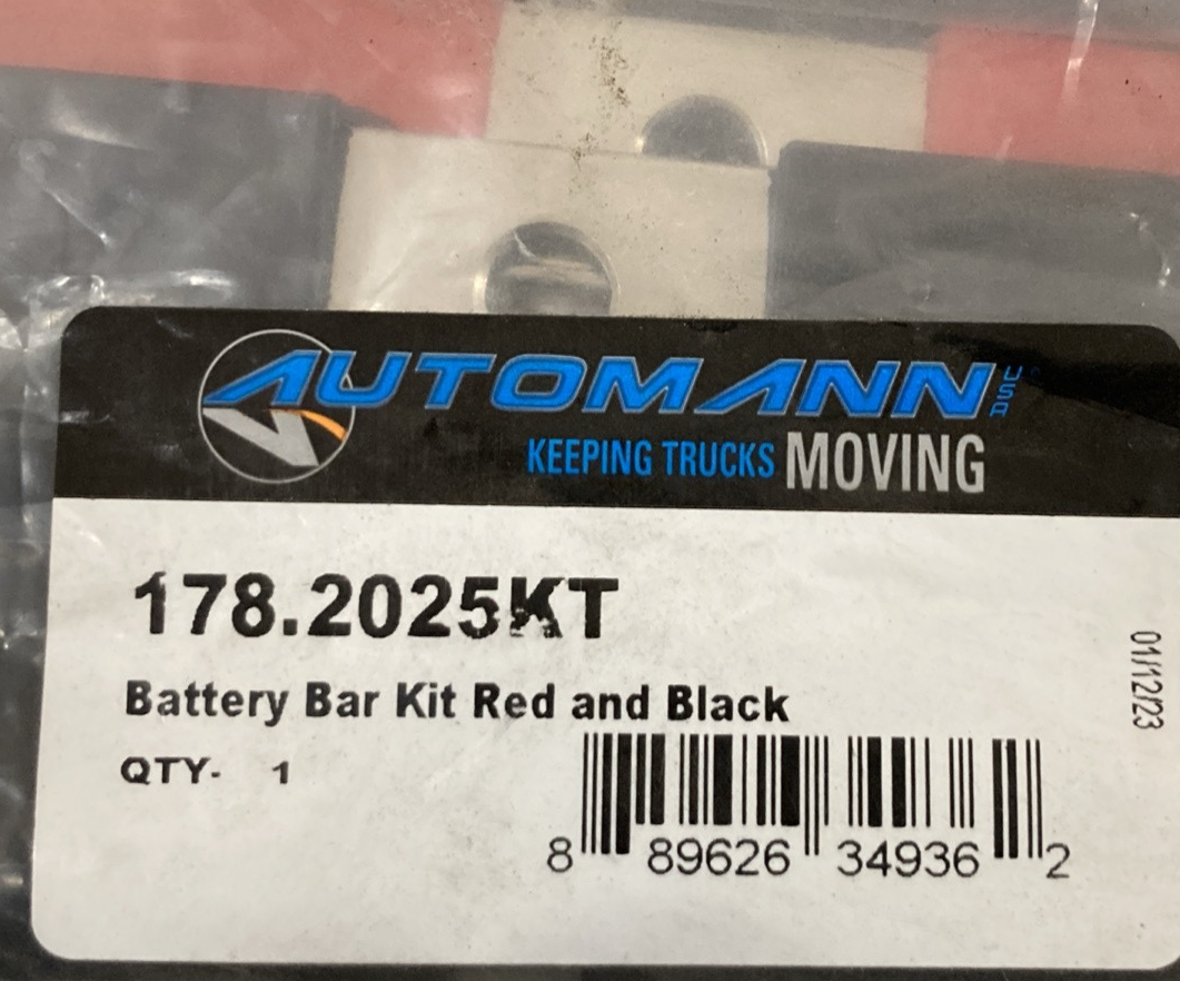 NEW GENUINE AUTOMANN 178.2025KT BATTERY BAR KIT RED & BLACK