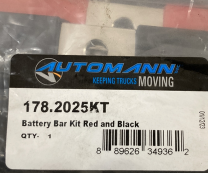 NEW GENUINE AUTOMANN 178.2025KT BATTERY BAR KIT RED & BLACK
