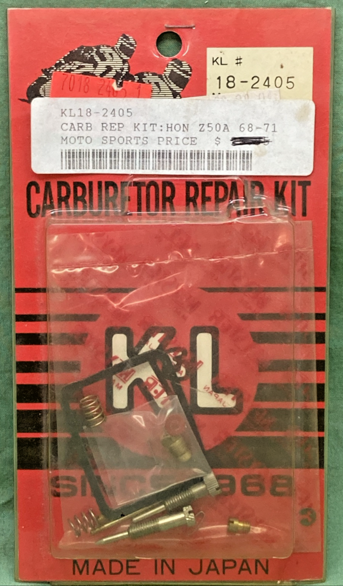 NEW GENUINE K&L 18-2405 CARBURETOR REPAIR KIT