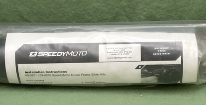 NEW GENUINE SPEEDYMOTO 09-0205 DUCATI FRAME SLIDER KIT