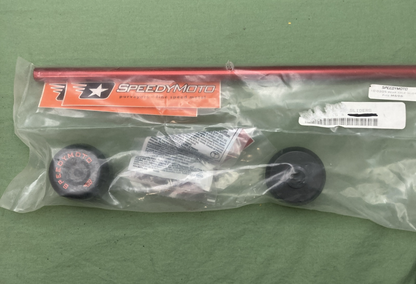 NEW GENUINE SPEEDYMOTO 10-0205 REAR AXLE SLIDER KIT