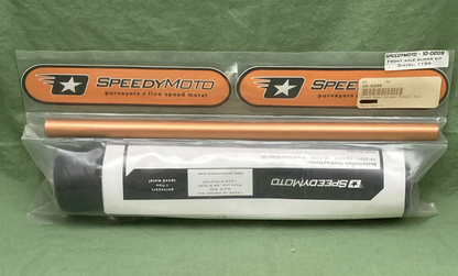 NEW GENUINE SPEEDYMOTO 10-0209 DUCATI FRONT AXLE SLIDER KIT