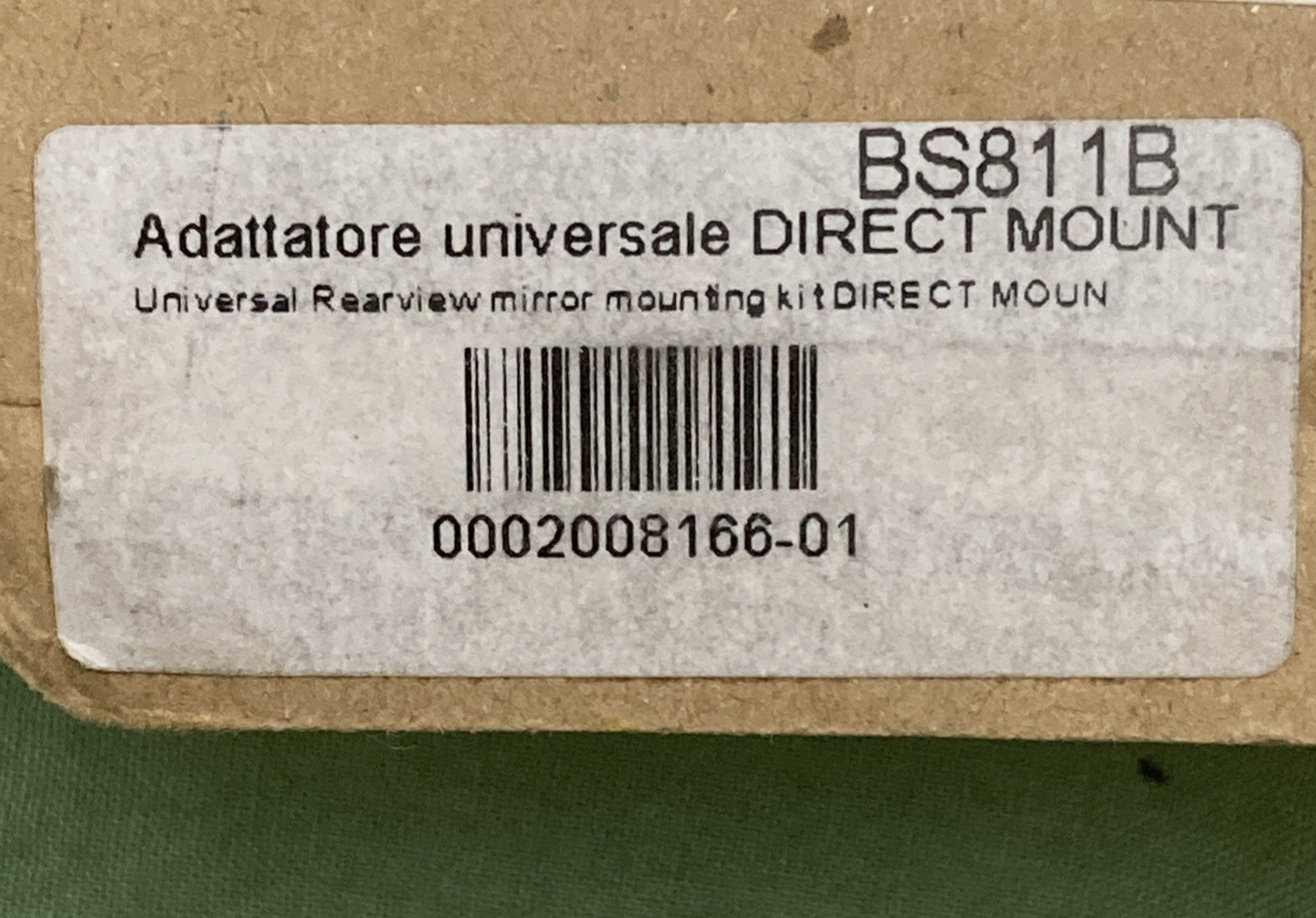 NEW GENUINE RIZOMA BS811B UNIVERSAL REAR VIEW MIRROR DIRECT MOUNT KIT