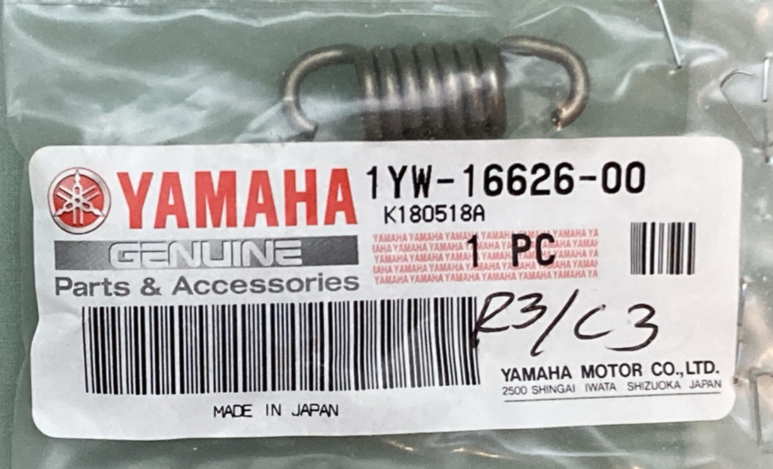 QTY 3 NEW GENUINE YAMAHA 1YW-16626-00 Spring