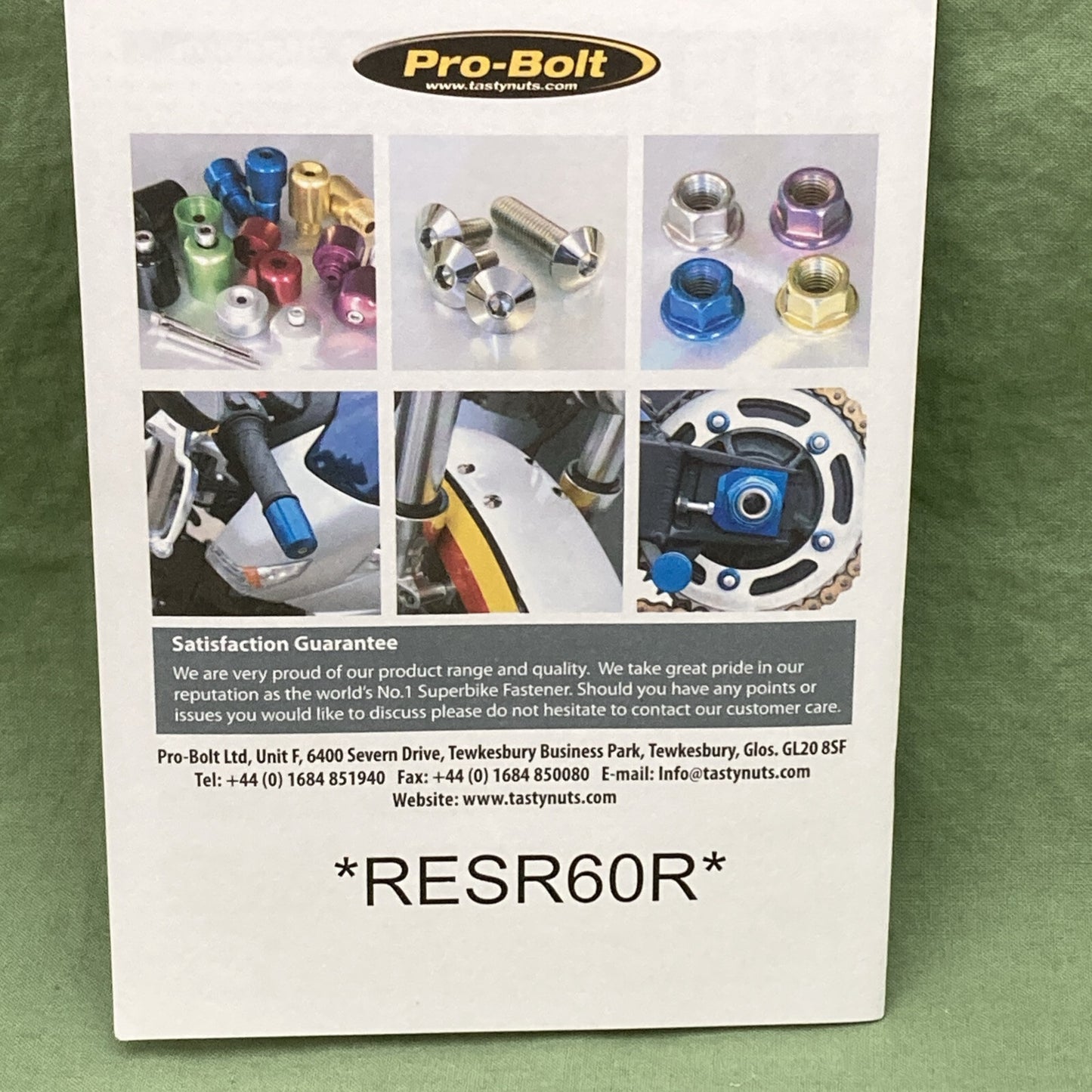 NEW GENUINE PRO BOLT RESR60R RED ROUND RESEVOIR COVER 53MM