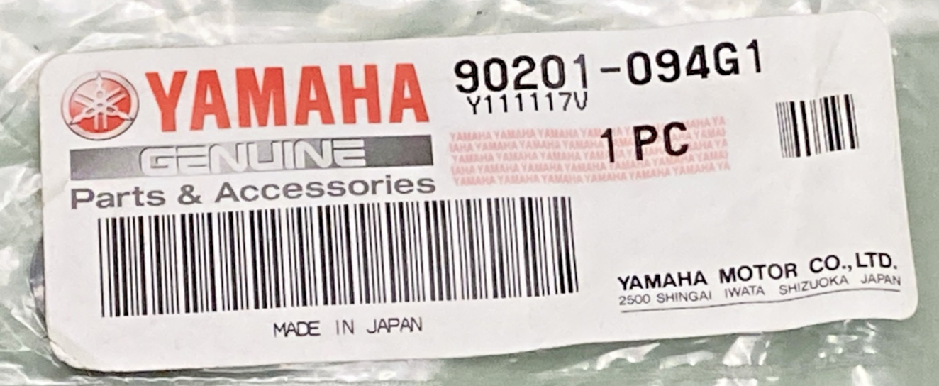 NEW GENUINE YAMAHA 90201-094G1 Washer, Plate (33N)
