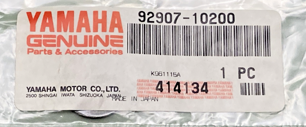 QTY 2 NEW GENUINE YAMAHA 92907-10200 Washer, Plain (3BM)