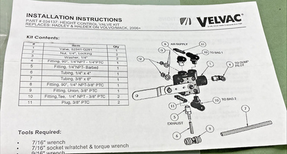 NEW GENUINE VOLVO 034137 HEIGHT CONTROL VALVE KIT