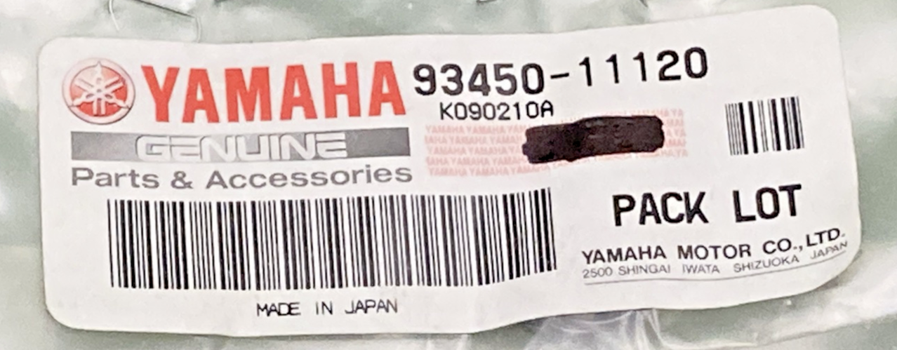 QTY 3 NEW GENUINE YAMAHA 93450-11120 Circlip, Inner