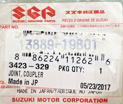 NEW GENUINE SUZUKI 13889-19801 JOINT, ARCTIC CAT: 3423-329
