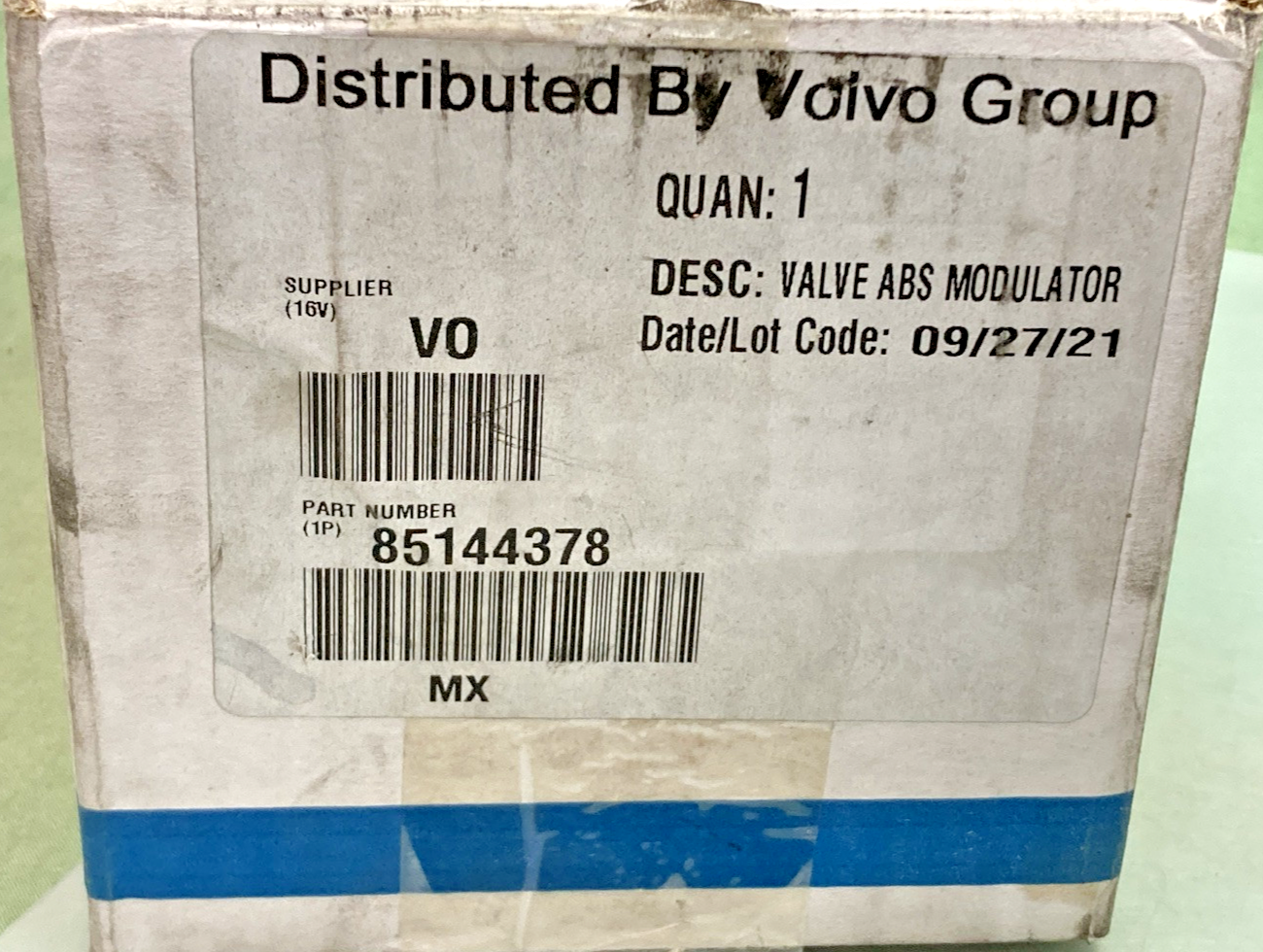 NEW GENUINE VOLVO 85144378 VALVE ABS MODULATOR