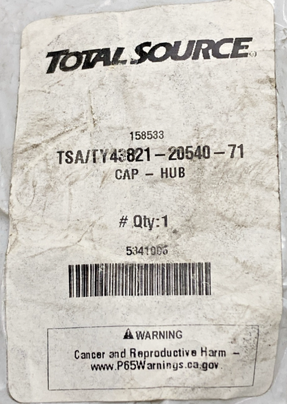 NEW GENUINE TOTAL SOURCE 43821-20540-71 HUB CAP