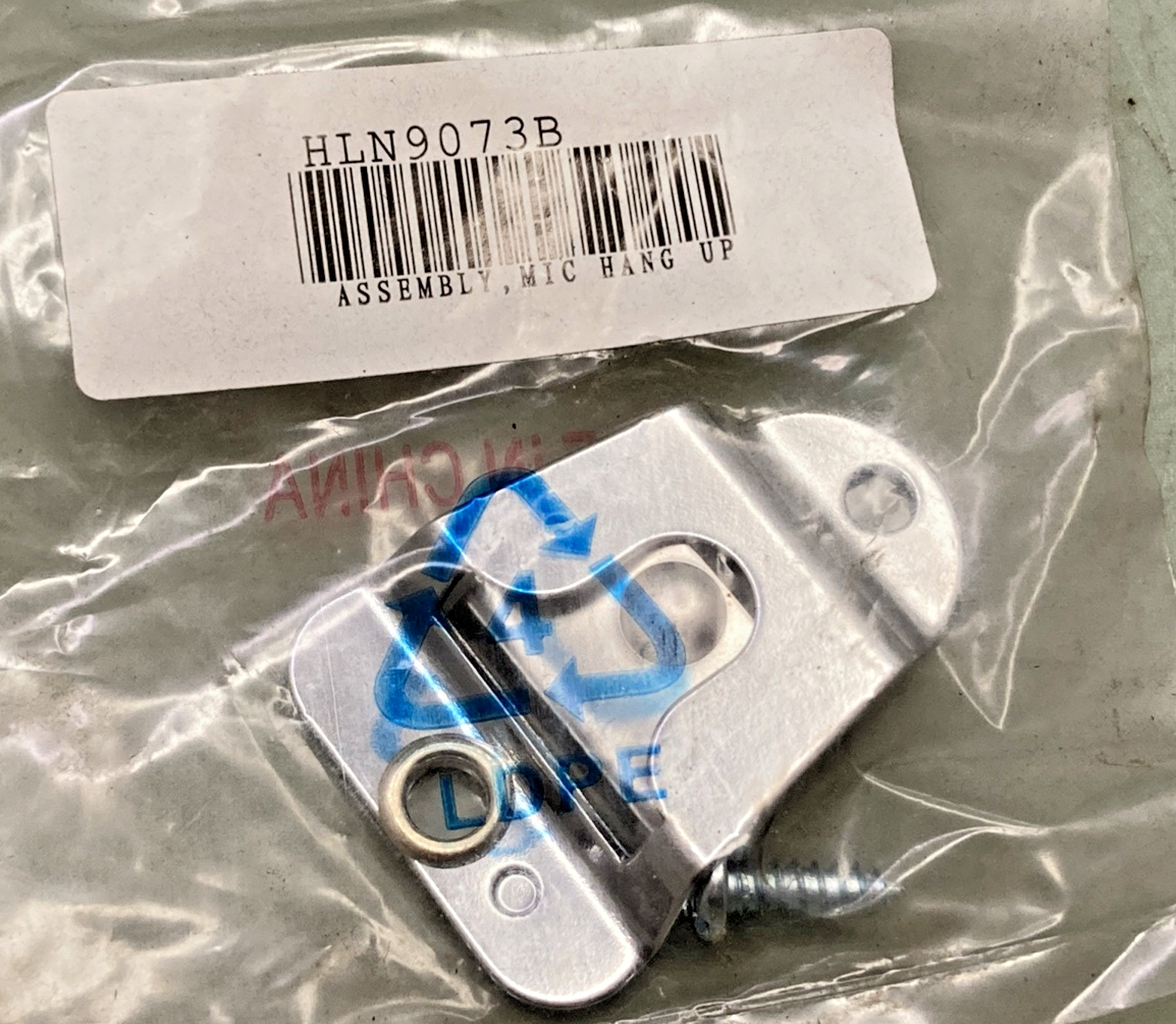 QTY 2 NEW REPLACES MOTOROLA HLN9073B MIC HANG UP ASSEMBLY
