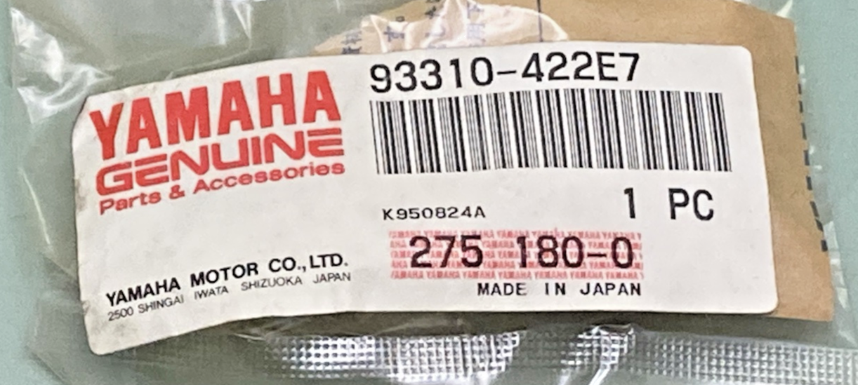 NEW GENUINE YAMAHA 93310-422E7 Bearing, CYL.#10