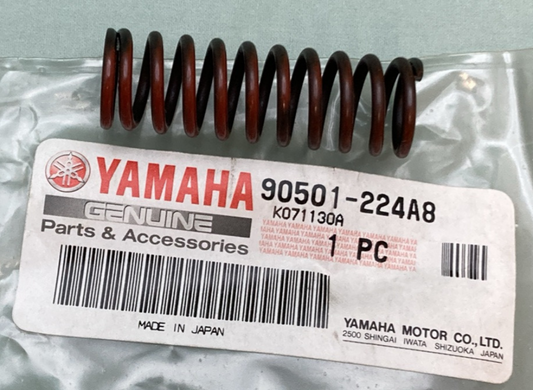 QTY 2 NEW GENUINE YAMAHA 90501-224A8 Spring, COMPRESSION(58L)