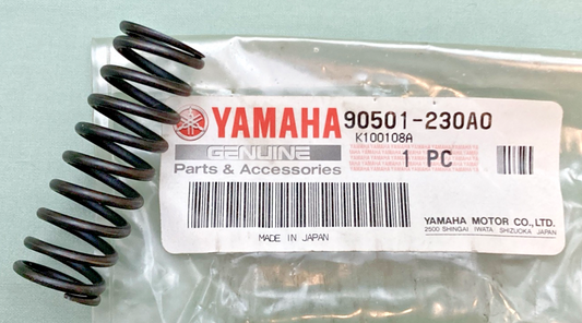 QTY 2 NEW GENUINE YAMAHA 90501-230A0 Spring, Compression