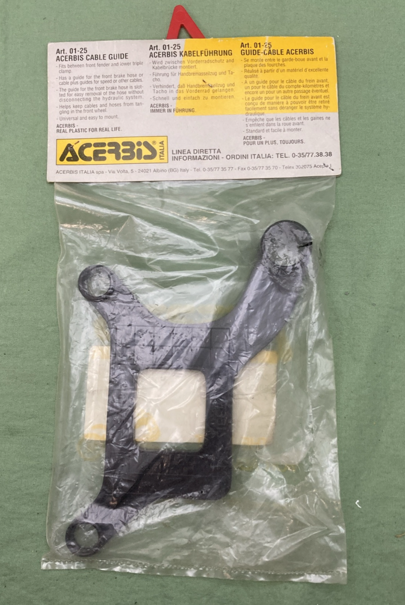 NEW GENUINE ACERBIS ART. 01-25 CABLE GUIDE