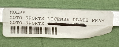 GENUINE MOTO SPORTS 1495 LICENSE PLATE FRAME DUCATI KTM 7.5X4.5 ALU