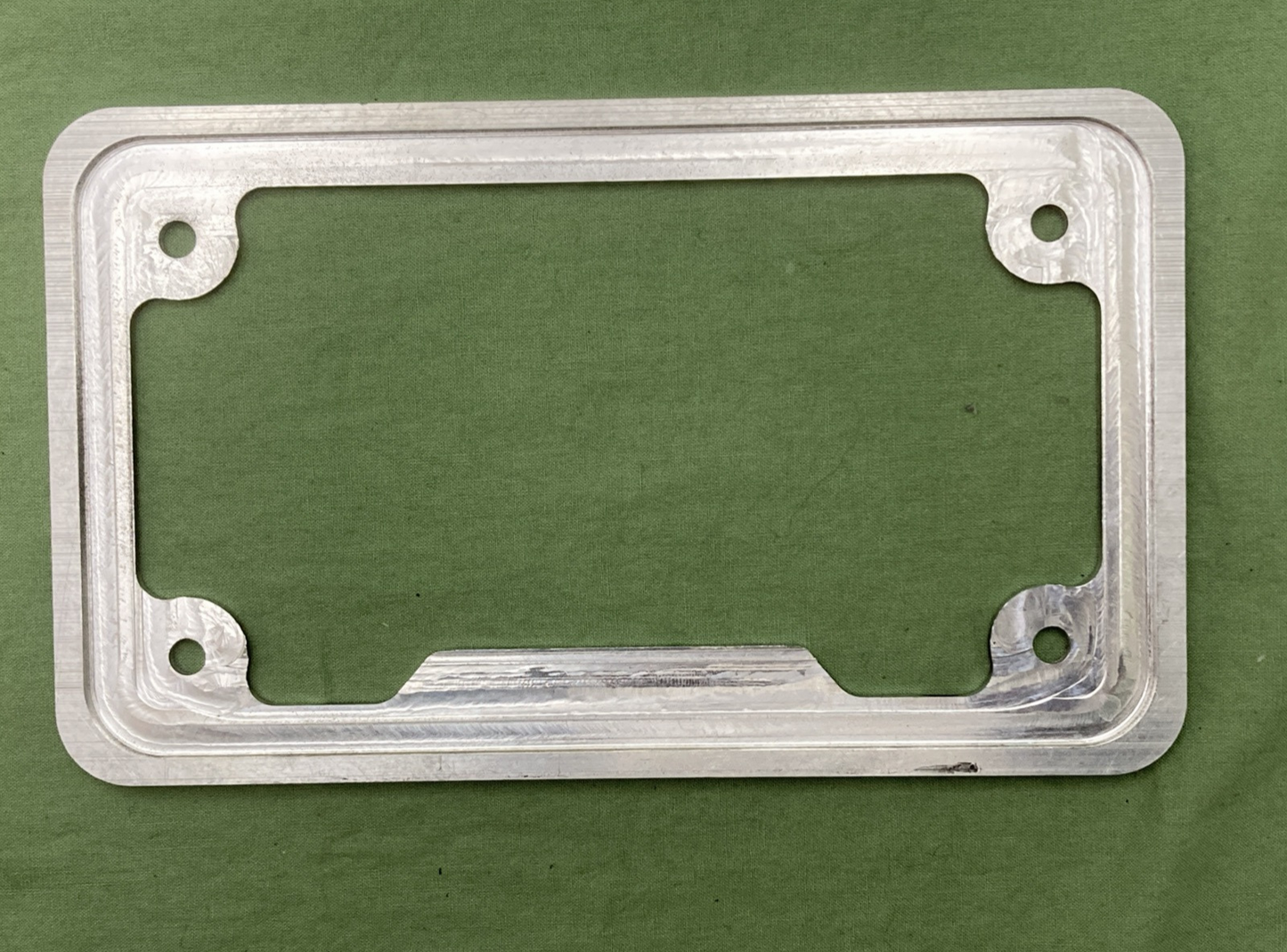 GENUINE MOTO SPORTS 1495 LICENSE PLATE FRAME DUCATI KTM 7.5X4.5 ALU