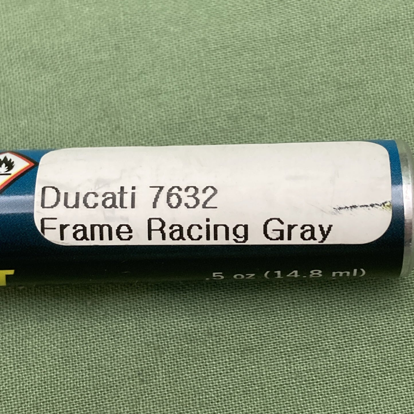 NEW GENUINE COLORRITE 7632 DUCATI FRAME RACING GRAY TOUCH-UP PAINT PEN