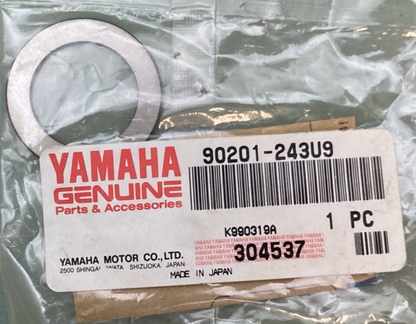 QTY 2 NEW GENUINE YAMAHA 90201-243U9 Washer, Plate