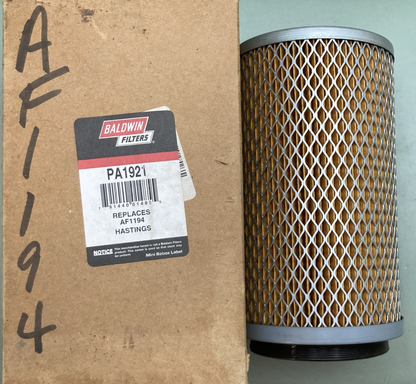 NEW GENUINE BALDWIN PA1921 Axial Seal Air Filter Element