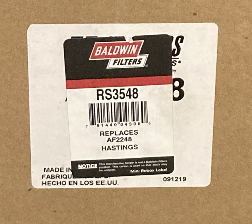 NEW GENUINE BALDWIN RS3548 Radial Seal Air Filter Element