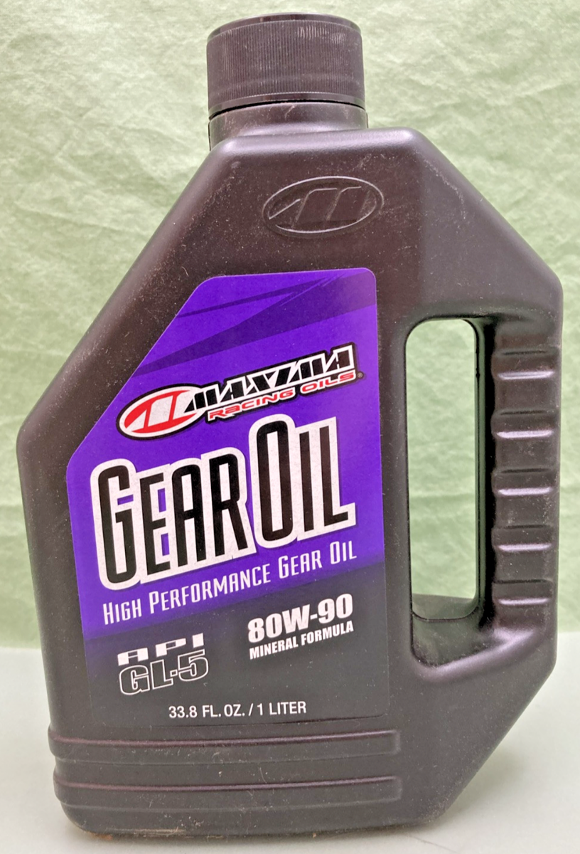NEW MAXIMA 43901 HIGH PERFORMANCE GEAR OIL 80W-90 MINERAL FORMULA API GL-5