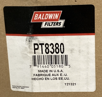 NEW GENUINE BALDWIN PT8380 Hydraulic Filter Element