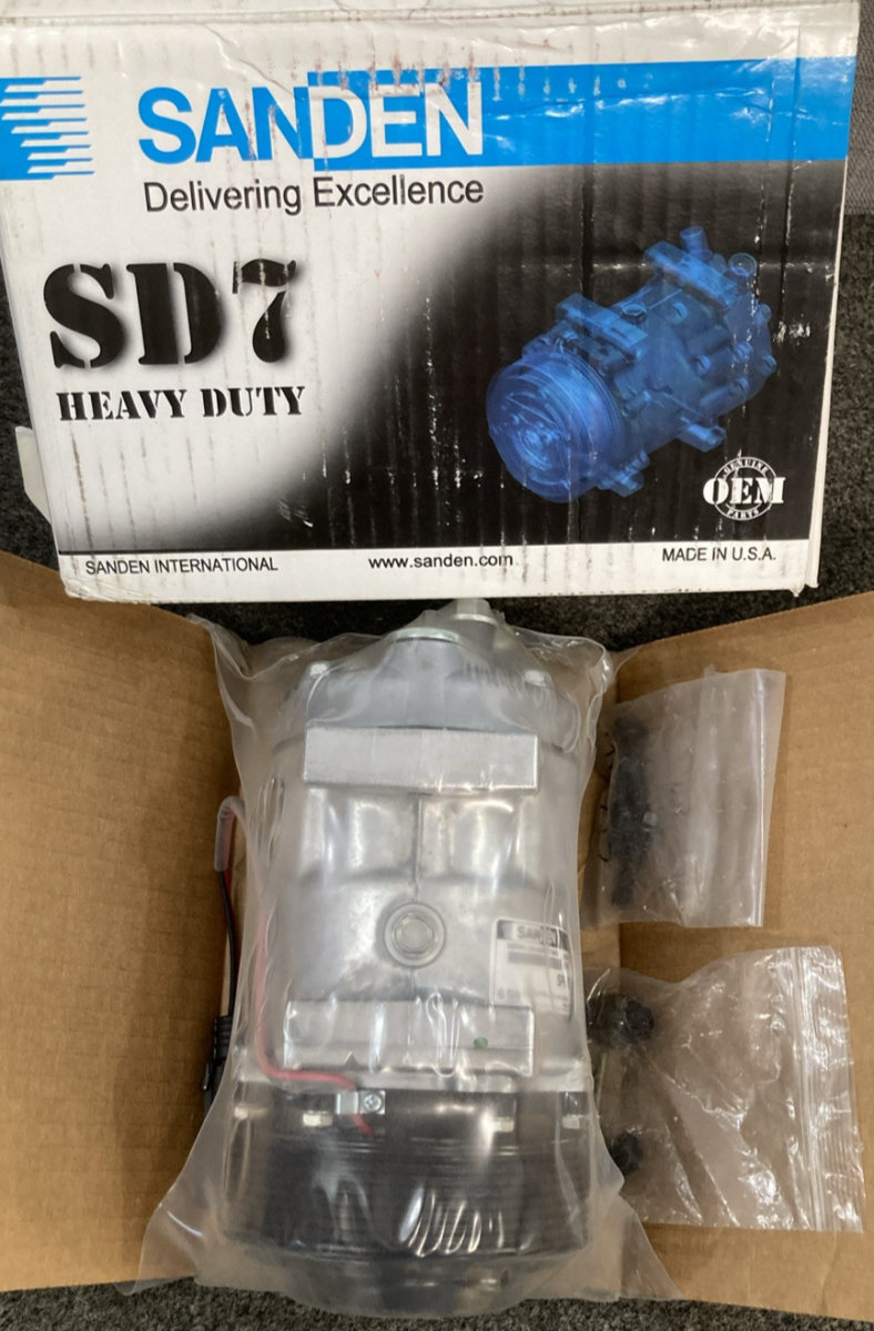 NEW GENUINE SANDEN 03-1014 A/C COMPRESSOR MODEL 4148 SD7H15