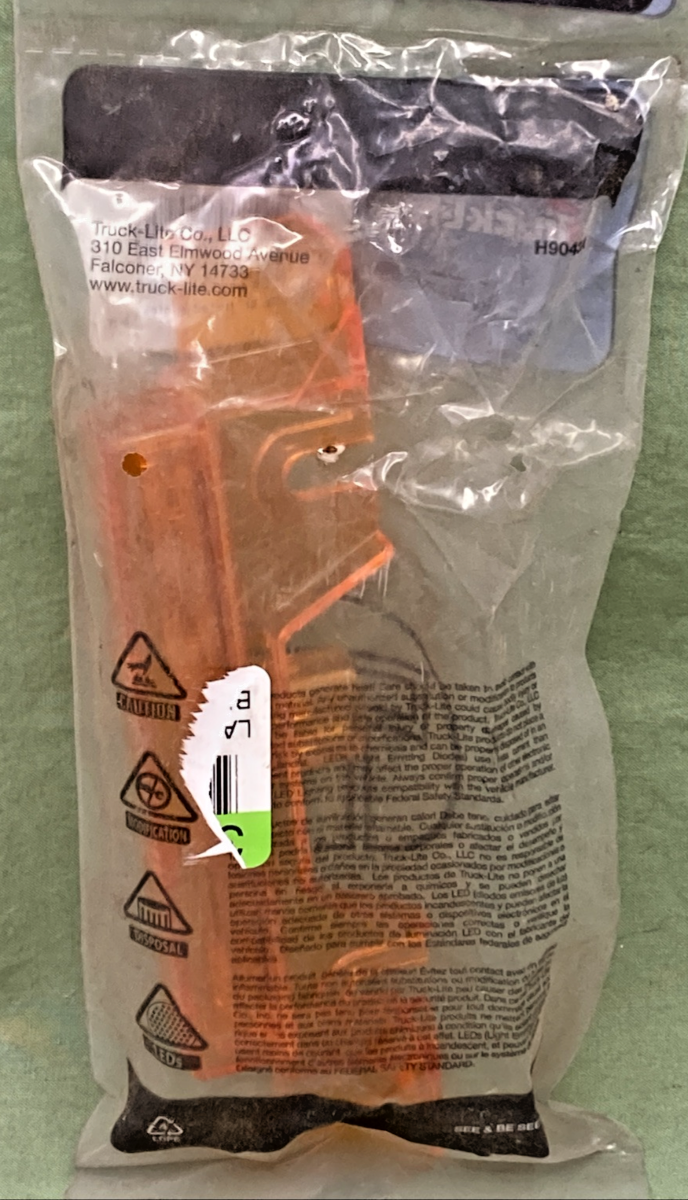 NEW GENUINE TRUCK-LITE 07400A SUNVISOR LAMP