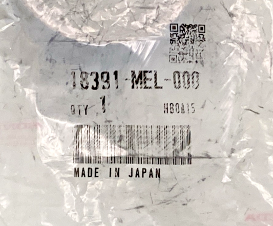 NEW GENUINE HONDA 18391-MEL-000 Gasket, Muffler