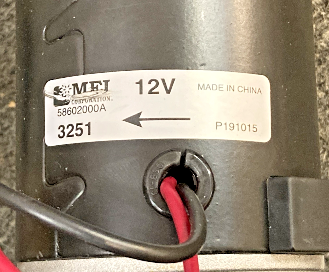 NEW GENUINE MEI 01-1611 BLOWER MOTOR DOUBLE SHAFT