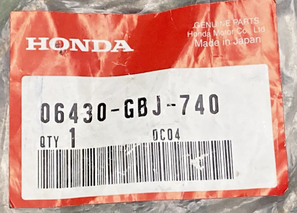 NEW GENUINE HONDA 06430-GBJ-740 Shoe Set, Brake