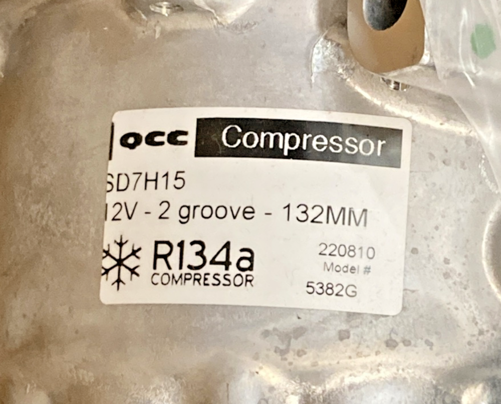 NEW GENUINE SANDEN 5382G AIR CONDITIONING COMPRESSOR SD7H15