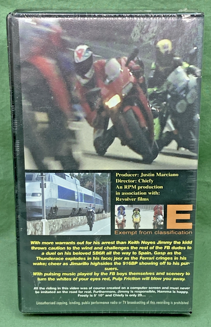 NEW GENUINE PULP FRICTION PART ONE VHS BY FAST BIKES