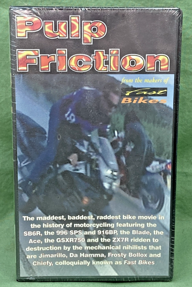 NEW GENUINE PULP FRICTION PART ONE VHS BY FAST BIKES