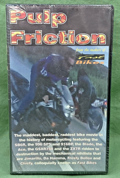 NEW GENUINE PULP FRICTION PART ONE VHS BY FAST BIKES