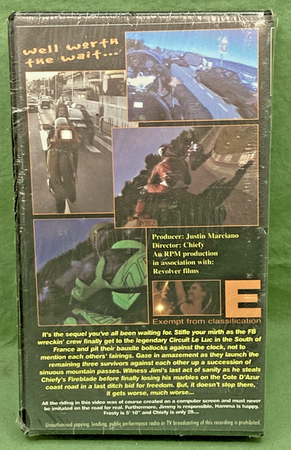 NEW GENUINE PULP FRICTION PART TWO VHS BY FAST BIKES